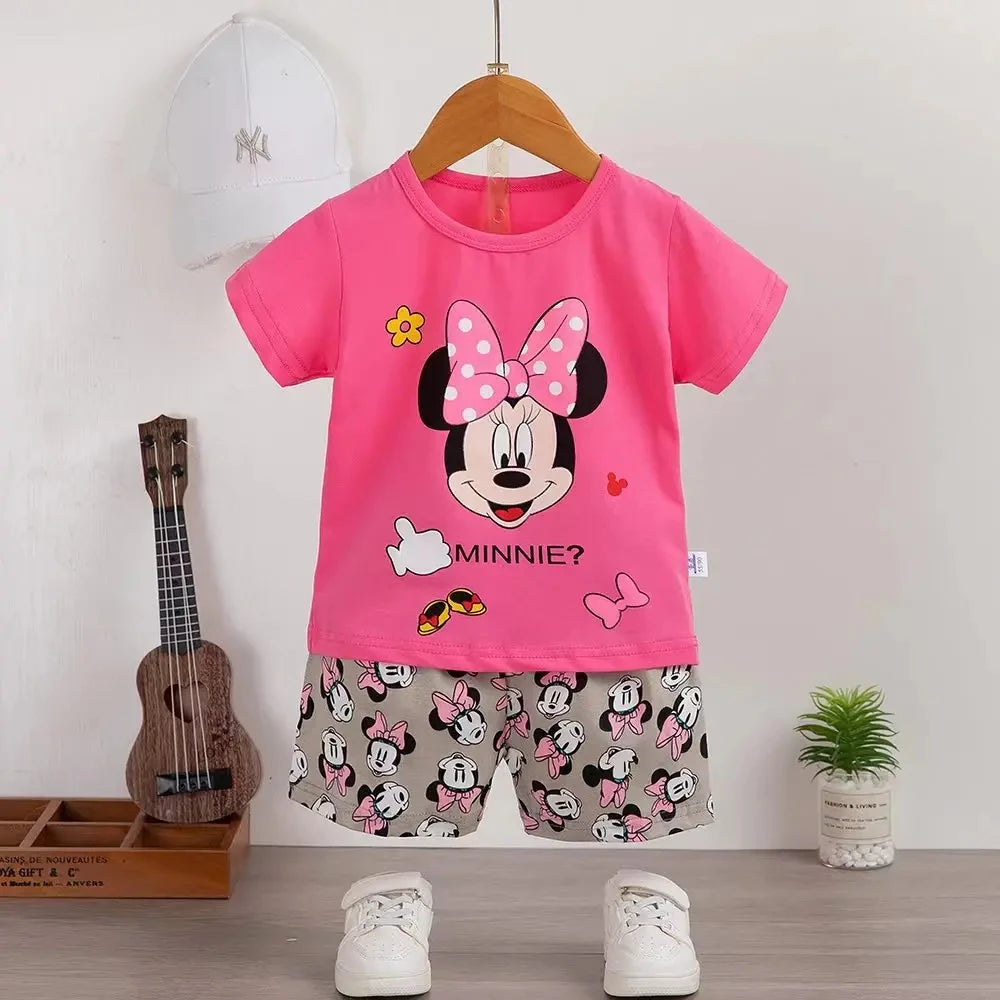 Boys Clothes set 2025 summer Cartoon Suit For Kids Fashion Leisure Boy Clothings Set  1-4year kids clothes