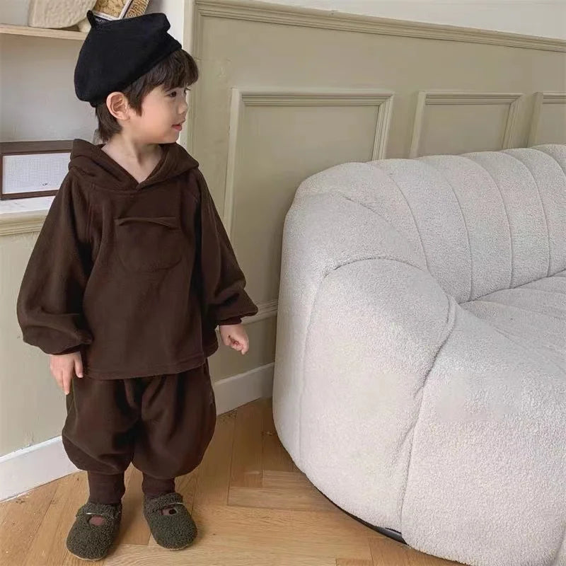 Spring Autumn Tracksuit for Boy Sets for Children Boy Children Clothing Hoodies+Pants 2 PCS 2024 Nee