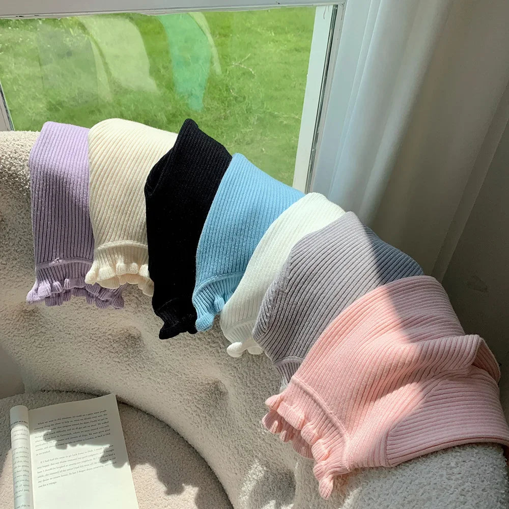 Autumn Baby Girls Warm Sweater Pullovers Kids Clothes Toddler Girl Woolen Knitwear Children Clothing Casual Knit Sweater Outfits